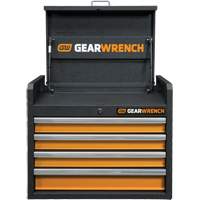 Coffre &agrave; outils de s&eacute;rie GSX, 26" la, 4 tiroirs, Noir/Orange Ontario Safety Products
