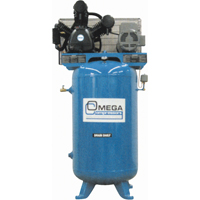Industrial Series Air Compressors - Vertical Compressors - Two Stage, 66.6 Gal. (80 US Gal) Ontario Safety Products