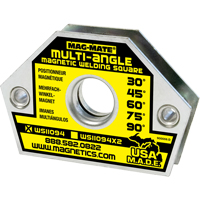 Magnetic Welding Squares, 4-3/8" L x 3/4" W x 3" H, 55 lbs. TGY624 | Ontario Safety Product