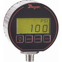 Pressure Gauge, 3" , 15 psi, Bottom Mount, Digital THZ291 | Ontario Safety Product