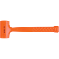 Dead Blow Hammer, 8 oz., Textured Grip, 10-1/2" L TJZ035 | Ontario Safety Product