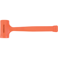 Dead Blow Hammer, 24 oz., Textured Grip, 12-3/4" L TJZ037 | Ontario Safety Product