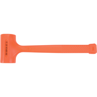 Dead Blow Hammer, 32 oz., Textured Grip, 13-1/4" L TJZ038 | Ontario Safety Product