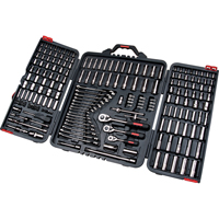 1/4", 3/8" & 1/2" Drive SAE/Metric Socket & Wrench Set, 210 Pcs, Deep Ontario Safety Products