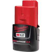 Bloc-piles M12 Redlithium 2.0, Lithium-ion, 12 V, 2 A Ontario Safety Products