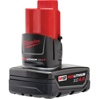 M12™ Redlithium™ 4.0 Battery, Lithium-Ion, 12 V, 4 A TLV695 | Ontario Safety Product