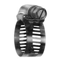 Hose Clamps - Stainless Steel Band & Screw, Min Dia. 0.563, Max Dia. 1-1/4" TLY281 | Ontario Safety Product