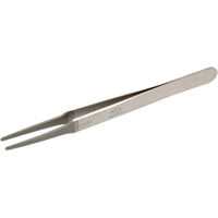Tweezers - Flat Round Tips, Straight - 4.75" (120 mm) TLZ003 | Ontario Safety Product