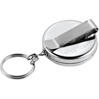 Porte-cl&eacute;s &agrave; d&eacute;vidoir The Original, Chrome, C&acirc;ble 24", Fixation Agrafe de ceinture Ontario Safety Products