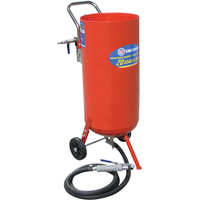 Machines de sablage &agrave; jet, 6-25 pi³/min, R&eacute;servoir de 16,6 gal. (20 gal. US) Ontario Safety Products