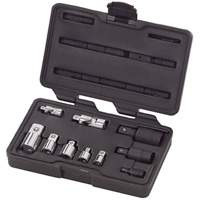 Jeu de douilles &agrave; joints et d'adaptateurs de douilles universelles 1/4", 3/8" et 1/2" &agrave; 10 pi&egrave;ces Ontario Safety Products