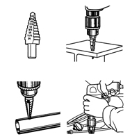 Step Drills, 1/32" Increments Ontario Safety Products
