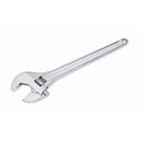 Adjustable Tapered Handle Wrench - Carded, 15" L, 1-11/16"/43 mm Max Width, Chrome/Polished Ontario Safety Products