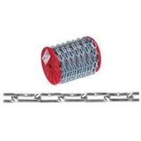 Straight Link Coil Chain, Low Carbon Steel, 2/0 x 120' (36.6 m) L, 520 lbs. (0.26 tons) Load Capacity TTB311 | Ontario Safety Product
