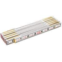 Red End&reg; Brick Mason Rule, 6' L, Wood, 1/16" Graduations Ontario Safety Products