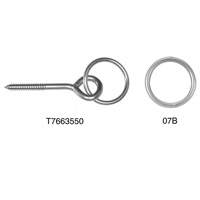 Campbell&reg; Welded Ring, 2", Nickel-Plated Ontario Safety Products