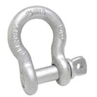 Anchor Shackle, 3/16", Screw Pin, Hot Dip Galvanized TTB833 | Ontario Safety Product