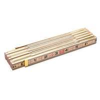 Folding Rule, 6' L, Wood, 1/16" Graduations Ontario Safety Products