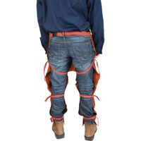 Leather Split Leg Apron & Chaps, 40" L, Lava Brown Ontario Safety Products