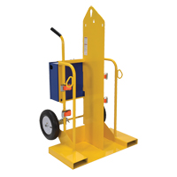 Chariot pour chalumeau et bouteille de soudage, Roues Pneumatique, Base de 24" la x 19-1/2" lo, 500 lb Ontario Safety Products