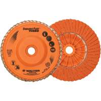 Enduro-Flex Turbo Flap Disc, 4-1/2" x 5/8"-11, Type 27S, 80 Grit, Ceramic Ontario Safety Products