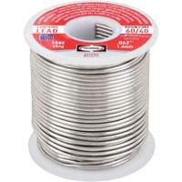 60/40 Leaded Rosin Core Solder, Lead-Based, 60% Tin 40% Lead, Rosin Core, 1/16" Dia. Ontario Safety Products
