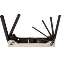 Folding Hex Key Set, 7 Pcs., Metric Ontario Safety Products