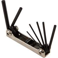 Folding Hex Key Set, 7 Pcs., Metric Ontario Safety Products