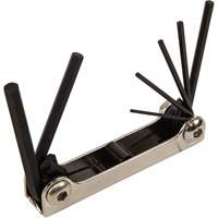 Folding Hex Key Set, 7 Pcs., Metric Ontario Safety Products