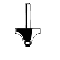 Fraise &agrave; baguette, 5/8" dia., 1/4" tige Ontario Safety Products