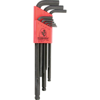 Balldrive L-Style Hex Key Set, 9 Pcs., Metric Ontario Safety Products