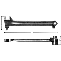 l&eacute;s &agrave; bonde, 2-1/2", Longueur de 15-1/15" Ontario Safety Products