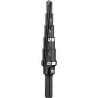 #2 Step Drill Bit, 3/16" - 1/2" , 1/16" Increments, High Speed Steel Ontario Safety Products