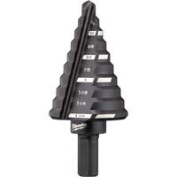 #5 Step Drill Bit, 1/4" - 1-3/8" , 1/8" Increments, High Speed Steel Ontario Safety Products