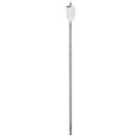 Flat Boring Bit, 1" Diameter, 1/4" Hex Shank, 16" Length Ontario Safety Products