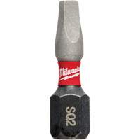Shockwave Impact Insert Bit, Square, #2, 1/4" Drive Ontario Safety Products
