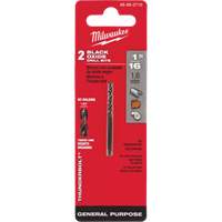 Thunderbolt&reg; Jobber Drill Bit, High Speed Steel, 1/16", 1-7/8" L, 7/8" Flute, 135° Point Angle Ontario Safety Products