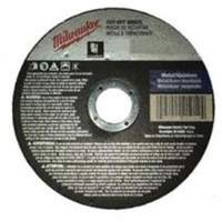 Reinforced Cut-Off Wheels, 5" x 0.045", 7/8" Arbor, Type 1, Aluminum Oxide, 13580 RPM Ontario Safety Products