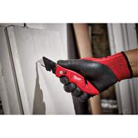 Fastback Flip Utility Knife, 2" Blade, Carbon Steel Blade, Metal Handle Ontario Safety Products