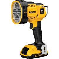 Projecteur &agrave; del pour chantier, DEL, 1000 Lumens, Piles Rechargeable Ontario Safety Products