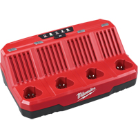 Chargeur s&eacute;quentiel avec quatre baies M12 , 12 V, Lithium-ion Ontario Safety Products