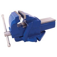 Ductile Iron Mechanics Bench Vise, 4" Jaw Width, 2" Throat Depth Ontario Safety Products