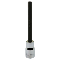 Socket, Hex, 5/16" x 5" L, 1/2" Square Drive Drive Ontario Safety Products