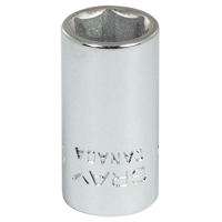 Socket, 5/16", 1/4" Drive, 6 Points Ontario Safety Products