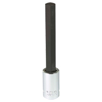 Extra Long Bit  Socket, 10 mm x 4" L, 3/8" Drive Ontario Safety Products