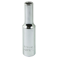 Socket, 3/16", 1/4" Drive, 12 Points Ontario Safety Products