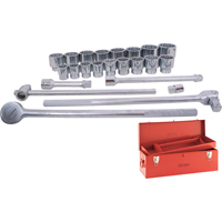 Jeu de douilles et accessoires, 24 Mcx, Prise de 1" Ontario Safety Products