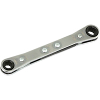 Flat Ratcheting Box Wrench, 1/4" Drive, Plain Handle TYR632 | Ontario Safety Product