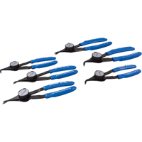Convertible Retaining Ring Plier Set - Includes Plastic Case, 6 Pieces Ontario Safety Products
