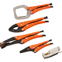 Welding Locking Plier Set, 5 Pieces TYR835 | Ontario Safety Product